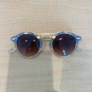 KREWE St. Louis Blue to Clear Sunglasses